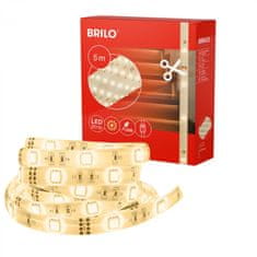 BRILONER BRILONER LED pásik, 500 cm, USB, 4W, 500lm, biele BRILO 2316150
