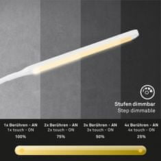 BRILONER BRILONER LED stojacie svietidlo, 126,5 cm, LED modul, 6W, 600lm, biele BRILO 1472016