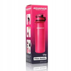 Aquaphor Filtračná fľaša na vodu 0,5 l ružová