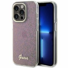 Guess Zadný kryt IML Faceted Mirror Disco Iridescent GUHCP15XHDECMP pre Iphone 15 Pro Max pink