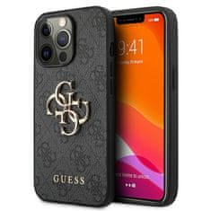 Guess Zadný kryt 4G Big Metal Logo GUHCP13L4GMGGR pre Iphone 13 Pro Grey