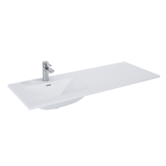 Elita Skappa, nábytkové umývadlo (60+60)x46x2 cm, ľavé, biela, ELT-145955