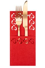 Tutumi Vianočný obal na príbor EGA III 4 ks červený