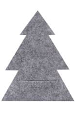 Tutumi Vianočný obal na príbor TRE 6 ks sivý