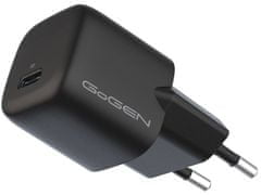 GoGEN sieťová GaN nabíječka s USB-C a PD (30W), ACHPD 130 B, čierna (GOGACHPD130B)