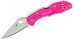 Spyderco C11FPPNS30V Delica 4 Lightweight Pink vreckový nôž 7,4 cm, ružová, FRN