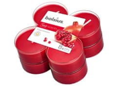 Bolsius Aromatic 2.0 Vonné čajové sviečky Maxi 8ks, Pomegranate