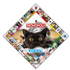 Winning Moves Monopoly Mačky CZ