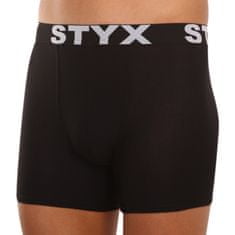 Styx 3PACK pánske boxerky long športová guma čierne (3U960) - veľkosť XL