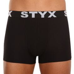 Styx 5PACK pánske boxerky športová guma čierné (5G960) - veľkosť M
