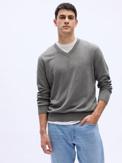 Gap Pletený sveter s výstrihom V