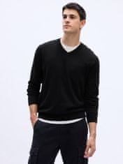 Gap Pletený sveter s výstrihom V XXL
