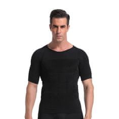 VivoVita Royal Men – Pánske kompresné tričko, čierna, S