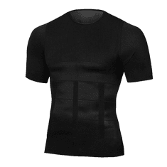 VivoVita Royal Men – Pánske kompresné tričko, čierna, S