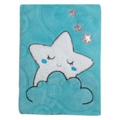 KOALA Detská deka Sleeping Star turquoise