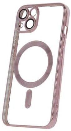 Forever Silikónové TPU puzdro Mag Color Chrome pre iPhone 13 ružovozlaté (TPUAPIP13MCCTFOGO)