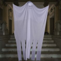 Korbi Veľký visiaci duch, halloween dekorácia, strašidelný duch, biela dekorácia 2