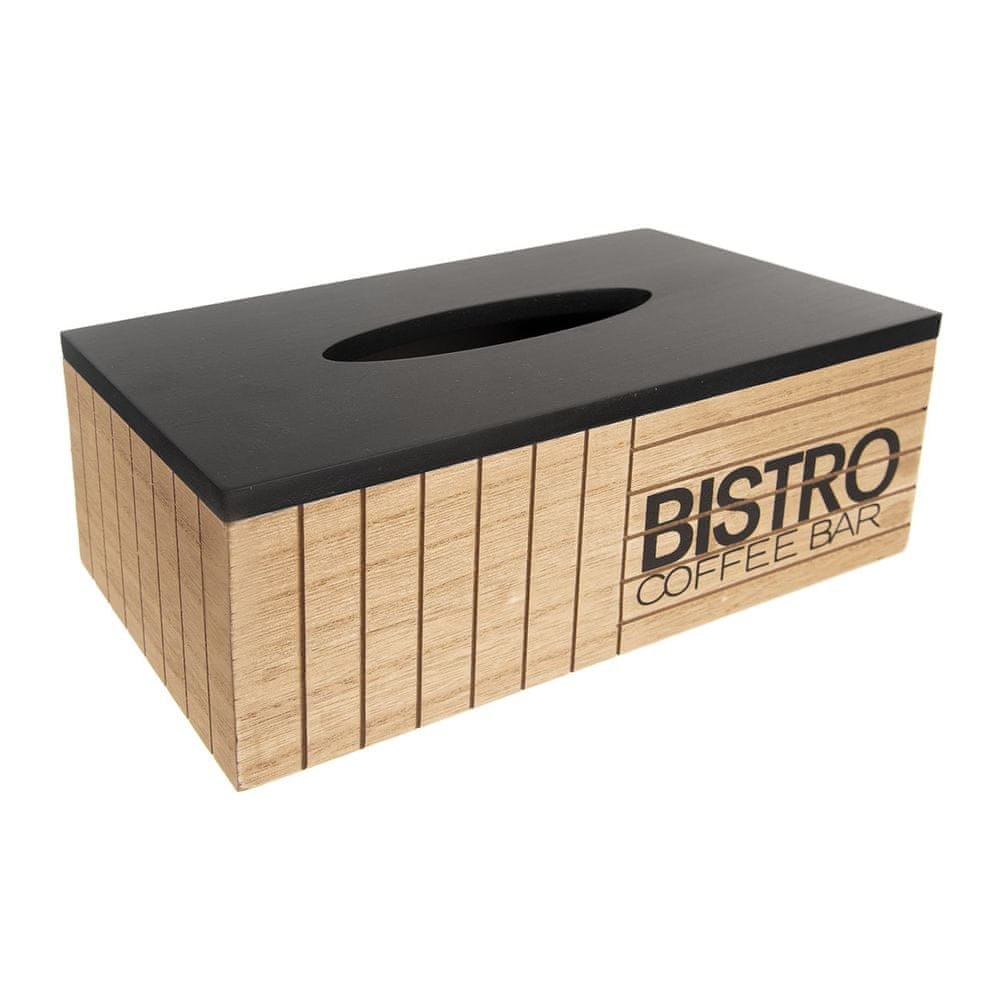 Orion Box drevo na papierové vreckovky Bistro