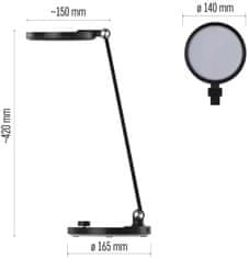 EMOS LED stolní lampa CHARLES, čierna