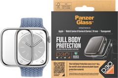 PanzerGlass ochranný kryt s D30 pro Apple Watch saries 9/8/7 41mm, čirá