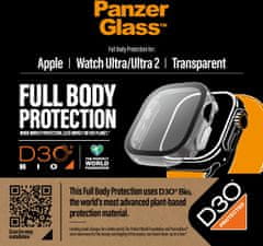 PanzerGlass ochranný kryt s D30 pro Apple Watch Ultra/Ultra 2, čirá