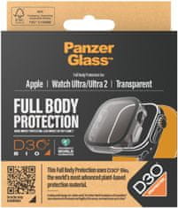 PanzerGlass ochranný kryt s D30 pro Apple Watch Ultra/Ultra 2, čirá