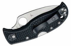 Spyderco C262SBK LeafJumper vreckový nôž 7,8 cm, zúbkovanie, čierna, FRN