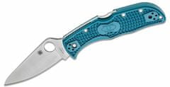 Spyderco C243FPK390 Endela Lightweight Blue vreckový nôž 8,7 cm, modrá, FRN