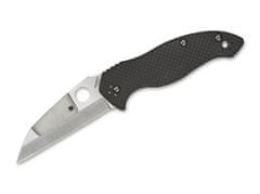 Spyderco C248CFP Canis vreckový nôž 8,5 cm, čierna, G10, uhlíkové vlákno