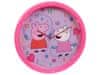 Peppa Pig Ružové analógové nástenné hodiny 25 cm 