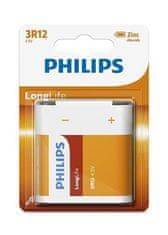 Philips batéria 4,5 V LongLife zinkochloridová - 1ks, blister