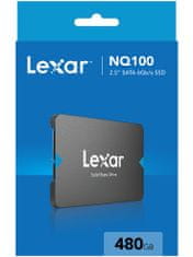 LEXAR SSD NQ100 2.5" SATA III - 480GB (čítanie/zápis: 560/480MB/s)