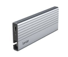 Box na SSD E10 M.2 NVMe/SATA, USB 3.2 až 10Gbps, so vstavaným káblom