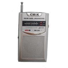 TMN Mini AM/FM rádio CMiK MK-203