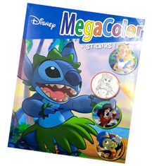 Disney Veľká kniha maľovaniek so samolepkami Disney - Lilo a Stitch