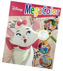 EXCELLENT Veľká kniha maľovaniek so samolepkami Disney - Mačka Marie