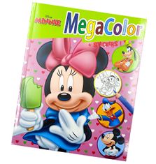 Disney Veľká kniha maľovaniek so samolepkami Disney - Minnie so zmrzlinou