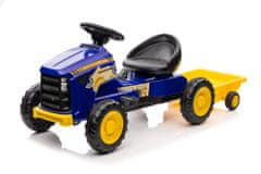 Lean-toys Pedálový traktor G206 modrý