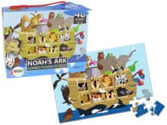 Lean-toys Detské puzzle Noemova archa 48 Elem
