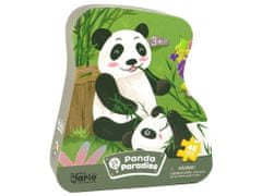 Lean-toys Puzzle Panda Bambusový les 48 dielikov