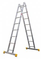 ALVE Rebrík dvojdielny kĺbový 4208 PROFI PLUS