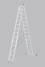 ALVE Hliníkový rebrík dvojdielny univerzálny 7514 PROFI