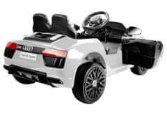 Lean-toys Audi R8 Spyder batérie auto biela