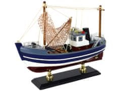Lean-toys Zberateľské plavidlo Drevený rybársky kuter
