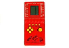 Lean-toys Elektronická vrecková hra Tetris Red