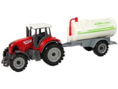 Lean-toys Sada traktorov a prívesov 3 farby