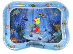 Lean-toys Nafukovacia detská podložka do vody Blue Sea World Animals.