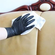 Northix Nitrilové rukavice - Čierne - 100 ks - Veľké 