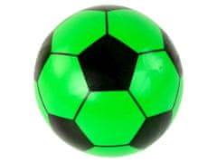 Lean-toys Zelená čierna gumová lopta veľká 23 cm ľahká