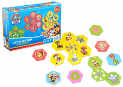 Lean-toys Logická hra pre deti Psi Patrol Poďme spárovať karty